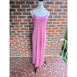 Vintage 90s Y2K Victoria’s Secret Pink Maxi Racerback Slip Dress - Large